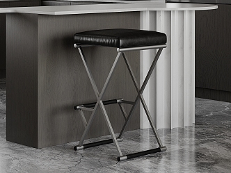 Modern Bar Stool 3d model