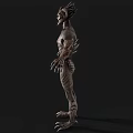 Horror Monster Alien Character PBR Material Next Generation Mature Role Playing Game Character Game Demon King 3d model
