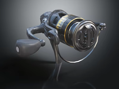 High Quality Fishing Reel Designed For Anglers Catching Freshwater Fish 3d model