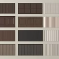 Various Wooden Wall Paneling Designs With Neutral And Dark Color Options For Home Interiors