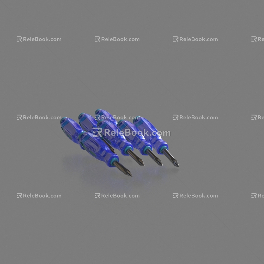 Screwdriver screwdriver Phillips screwdriver screwdriver screwdriver screwdriver screwdriver screwdriver Phillips flat plum blossom 3d model