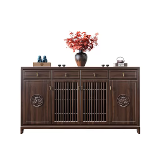New Chinese-style Side Cabinet Chinese-style Side Cabinet 3d model