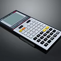 Sharp EL506V Scientific Calculator With Black White Body Display Screen And Orange Yellow Keys