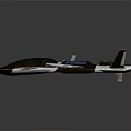 Sleek Modern Drone With Aerodynamic Structure Dual Rotating Propellers And White Brown Design