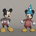 Modern Doll Mickey Mouse Doll 3d model