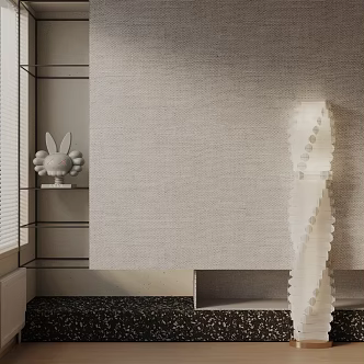Modern floor lamp 3d model