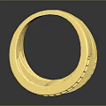 Elegant Gold Fashion Ring With Multi Layered Design And Diamond Accents