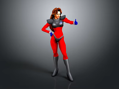 Wonder Woman Goddess Lady Soldier Female Detective Female Beat Warrior Samurai Soldier Detective 3d model