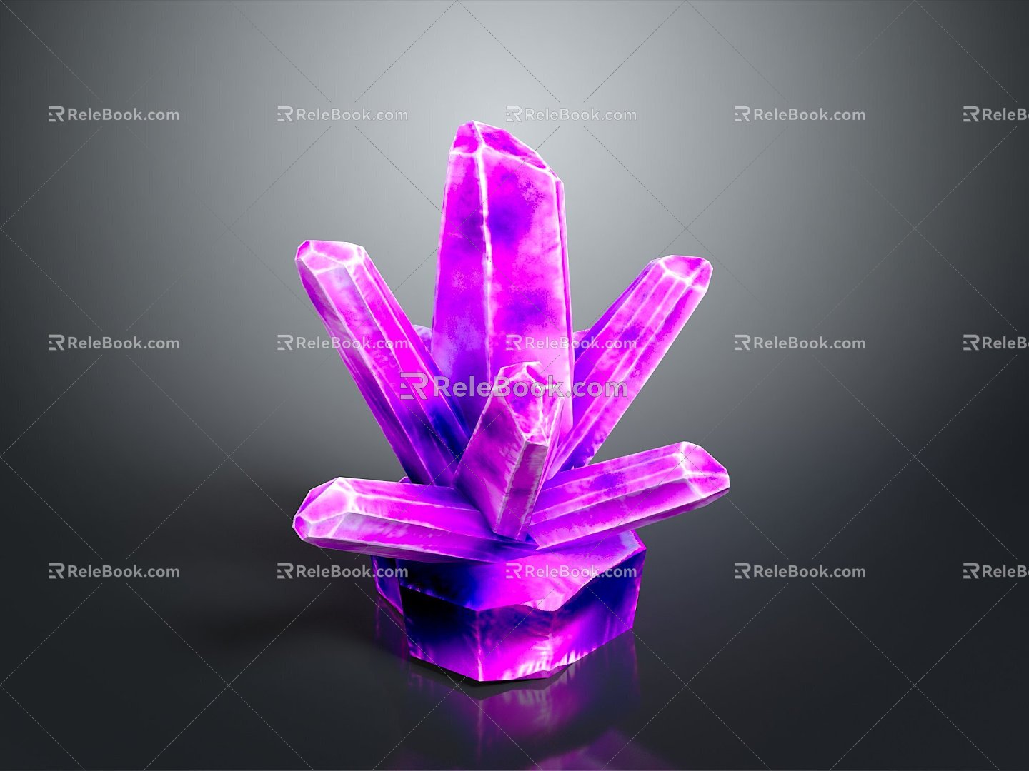 Crystal Crystal Ore Crystal Mineral Gem Ore Crystal Crystal Crystal Mineral Crystal Blue Crystal 3d model