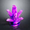 Crystal Crystal Ore Crystal Mineral Gem Ore Crystal Crystal Crystal Mineral Crystal Blue Crystal 3d model