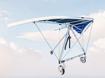 Paragliding 3d model