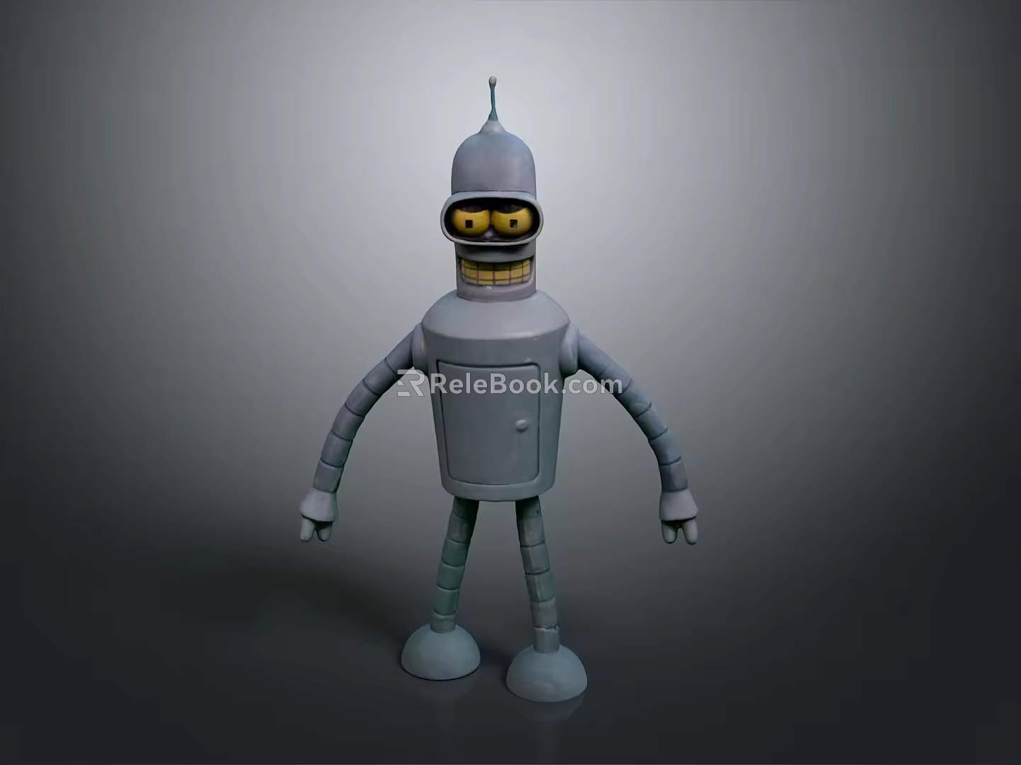 Robot Assistant Small Robot Butler Robot Butler Figure Game Figure 3d model