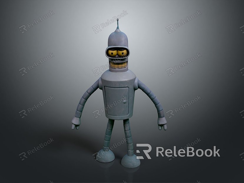 Robot Robot Assistant Small Robot Robot Butler Robot Butler Figure Game Figure model