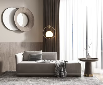 Modern chaise longue 3d model