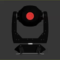 Professional Stage Lamp Set With Black Moving Head And Red Beam Light