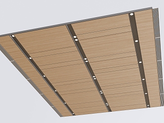 Modern Ceiling Office Ceiling 3d model