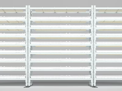 Modern hydroponic frame hydroponic plant factory 3d model
