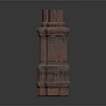 Classic Wooden Balustrade Furniture Design With Carved Details And Gold Accents