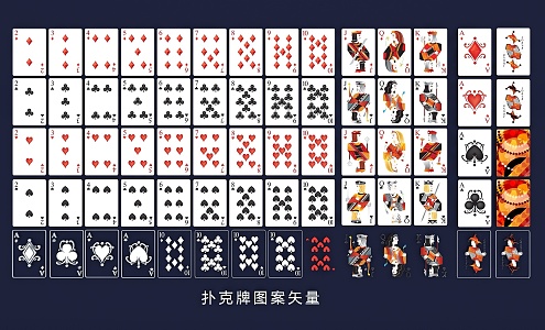 Poker Game Card Poker Game Poker Face Book Spades Red Squares Plum Leaf Play 3d model