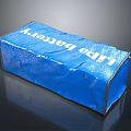 Blue Lipo Battery Packaging For Rechargeable Electronic Devices With Durable Design 3d model