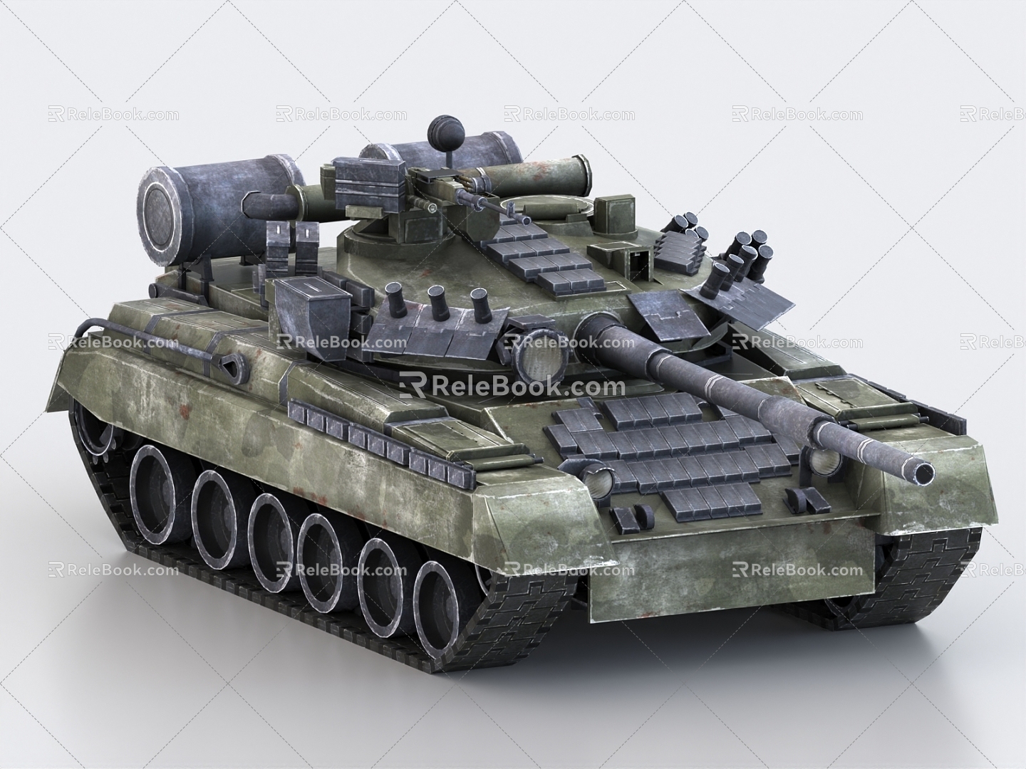 T80UD Main Battle Tank Soviet Tank Medium Tank 3d model