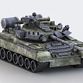 T80UD Main Battle Tank Soviet Tank Medium Tank 3d model