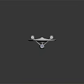 Modern Spaceship Star Trek Spaceship Vehicle 3d model