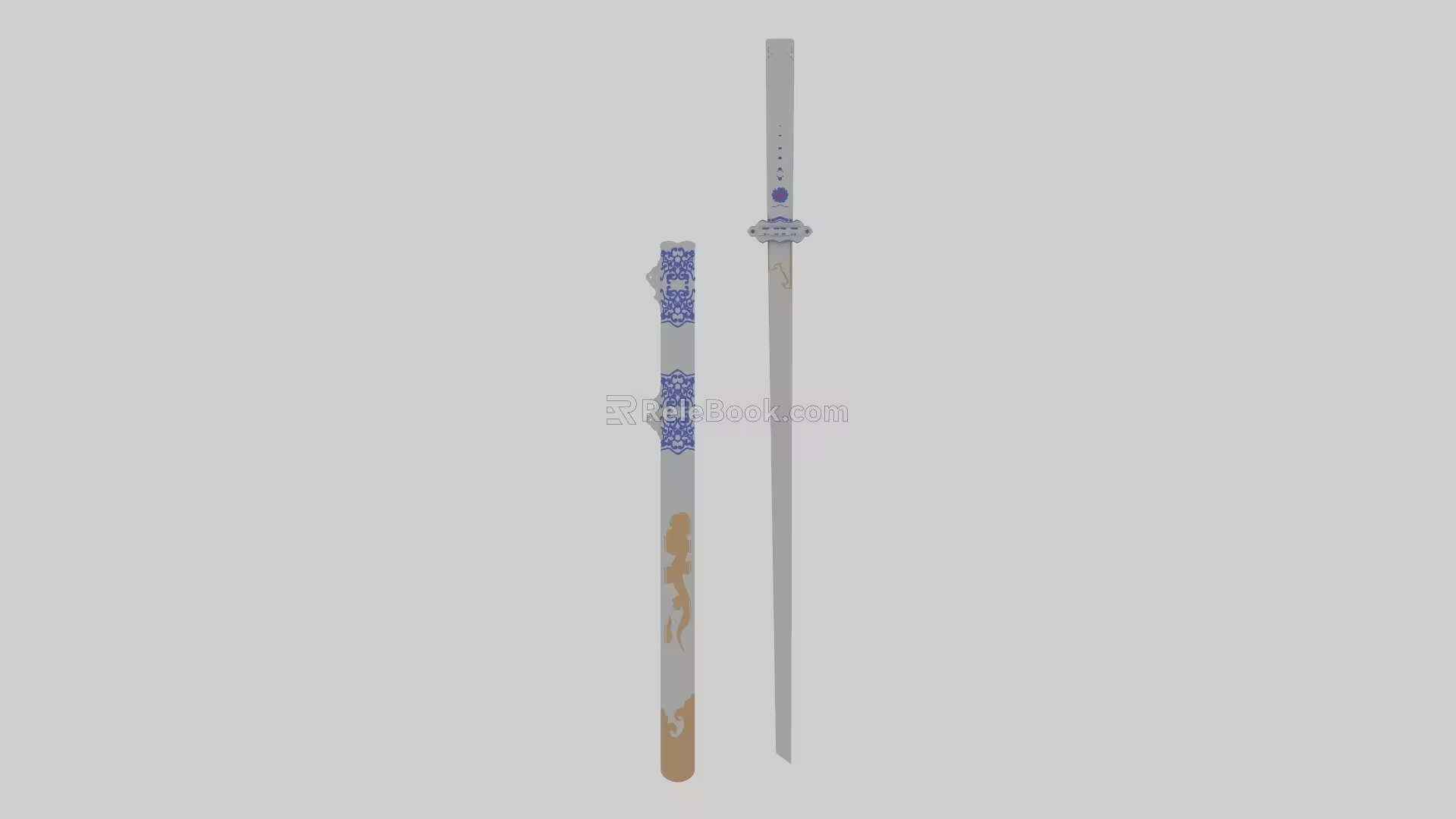 Realistic Tang Dao Tape ZB and SP Source Files 3d model