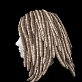 Game and Movie Character With Long Brown And Beige Braided Hair