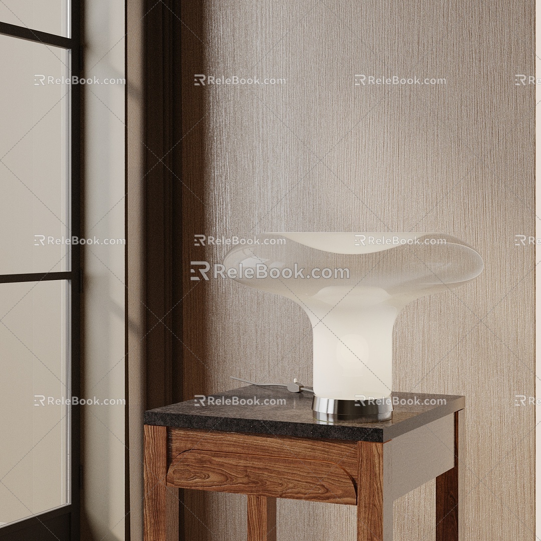 Modern table lamp 3d model