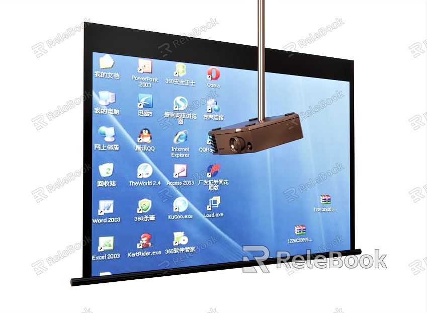 Modern Projector Projection Curtain model