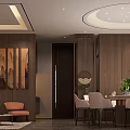 New Chinese-style private room private room 3d model