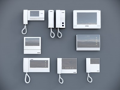 Modern video doorbell videophone model