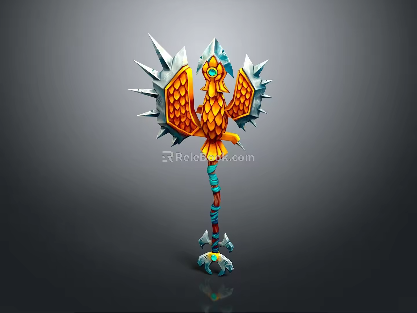 Scepter Ancient Scepter Cane Ancient Scepter Magic Scepter Metal Scepter Classical Scepter Magic Scepter 3d model