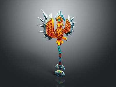 Scepter Ancient Scepter Cane Ancient Scepter Magic Scepter Metal Scepter Classical Scepter Magic Scepter 3d model