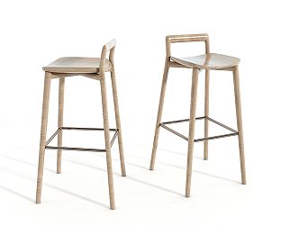 Modern Bar Chair Bar Stool 3d model