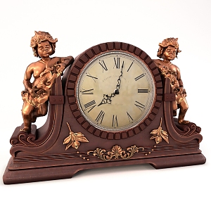 Modern European-style Clock Modern Realistic Clock Electrical Clock Alarm Clock European-style 3d model