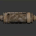 Lock combination lock metal lock antique lock old lock tools hardware tools processing tools furniture 3d model