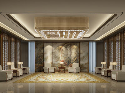 New Chinese Reception Room model