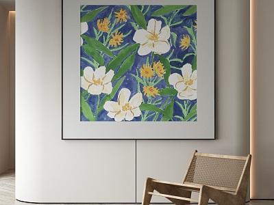 modern decorative painting 3d model