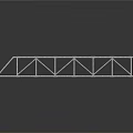 Industrial Metal Framework With Grid Structure And Steel Truss Design