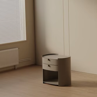 Modern Bedside Cabinet 3d model