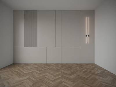 Bedside background wall 3d model