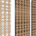 Decorative Room Divider Screens With Various Intricate Patterns And Designs 3d model