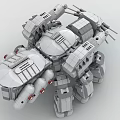 LEGO Toy Blocks Fighting Robot Gundam Mech Warrior Transformers 3d model