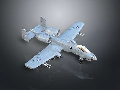 Military Fighter Jet With Aerodynamic Wings Twin Engines And Cockpit Design 3d model