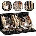 Estée Lauder High Performance Makeup Display With Foundation Lipsticks And Eyeshadow