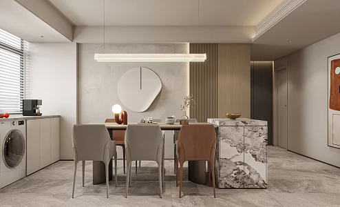 Modern Restaurant 3d model