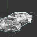 White Coupe Car Exterior Design With Sleek Body And Alloy Wheels