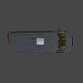 Modern Black Camper Van With Open Roof Top And Wooden Side Panel